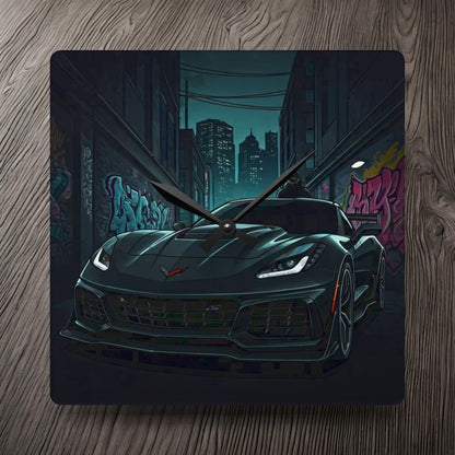 Chevy Corvette C7 Street Life-Acrylic Wall Clock