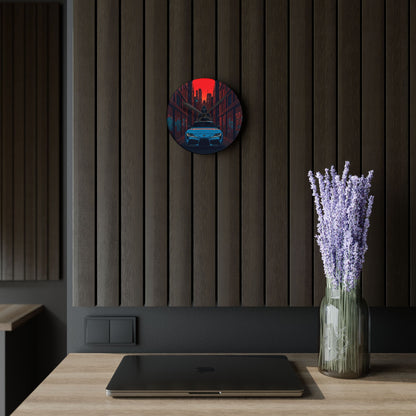 Toyota Supra MX-V Street Life-Acrylic Wall Clock