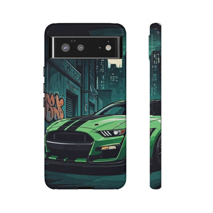 Ford Mustang Shelby GT500 Street Life-Dual Layer Ultra Tough Phone Case Printify by The Night Shift Automotive Apparel