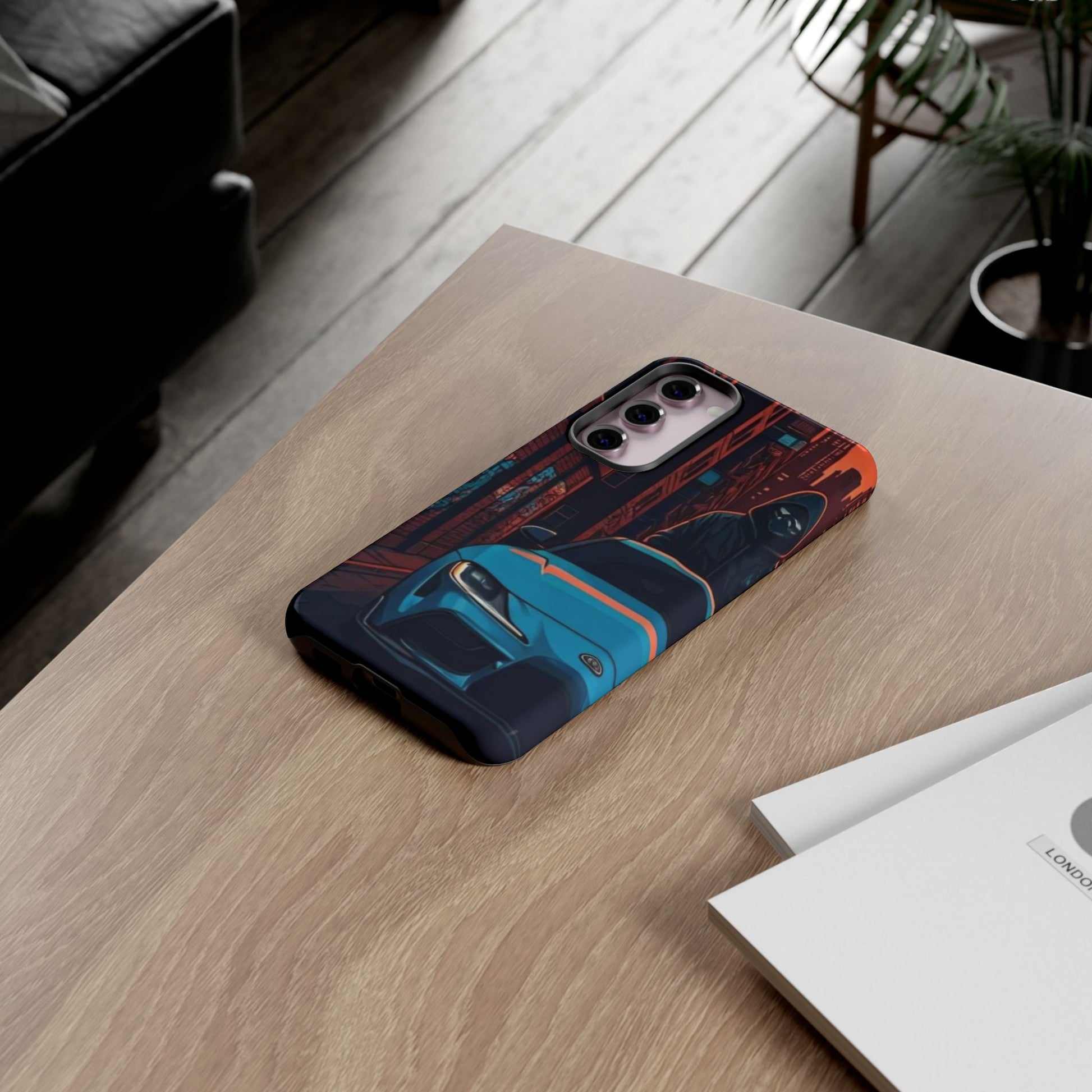 Toyota Supra MK-V Street Life-Dual Layer Ultra Tough Phone Case Samsung Galaxy S23 Plus Glossy Printify by The Night Shift Automotive Apparel