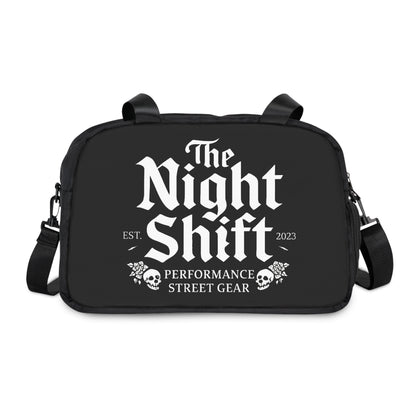 Gym & Fitness Handbag 12.4" x 13.3" Black Printify by The Night Shift Automotive Apparel
