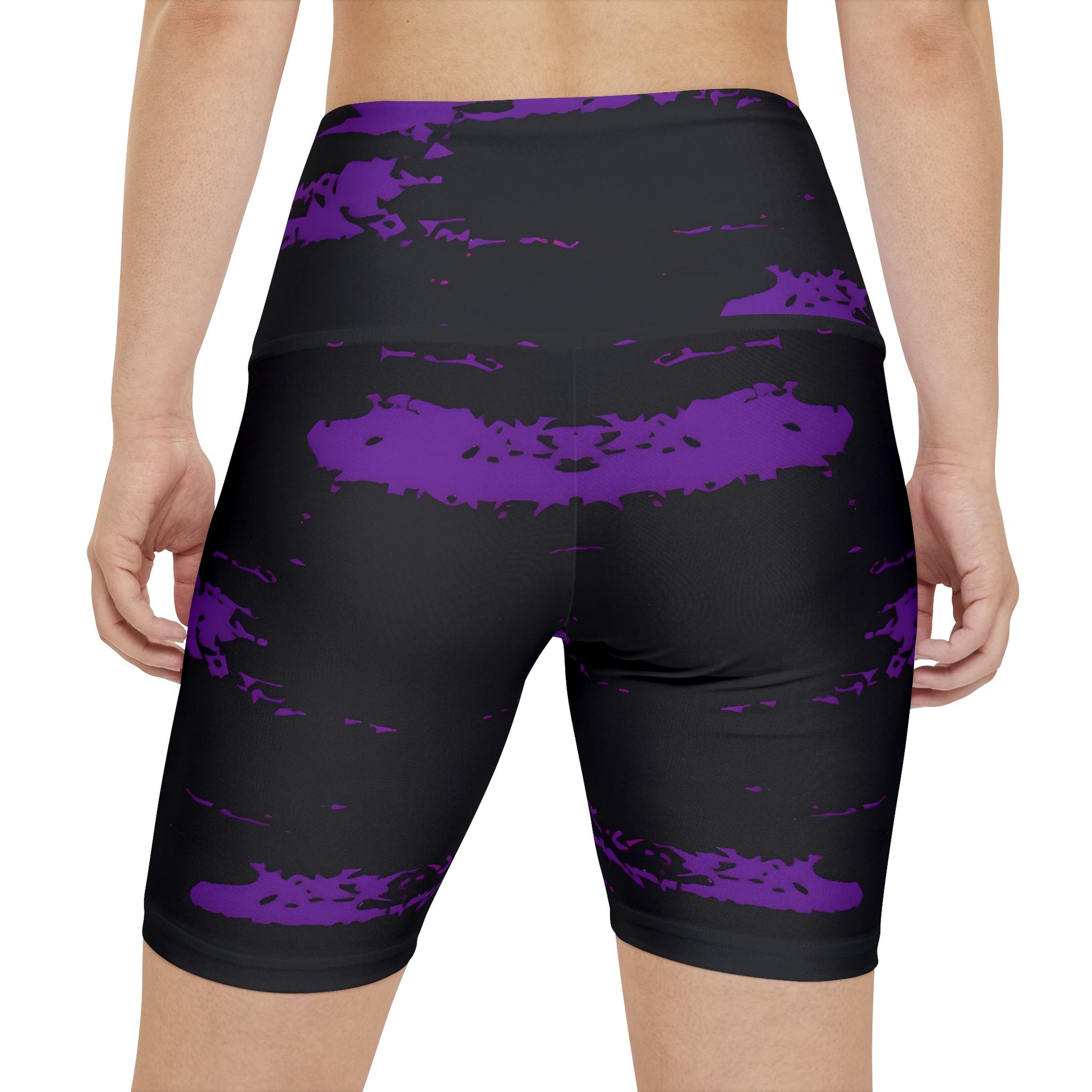 Women's Gym & Fitness Biker Shorts Printify by The Night Shift Automotive Apparel