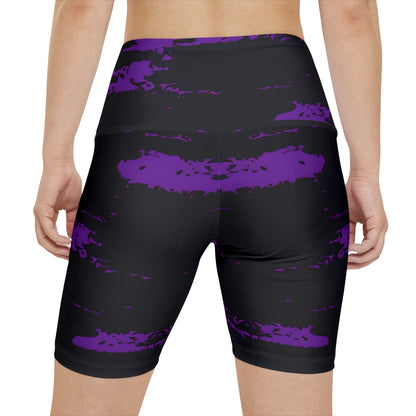 Women's Gym & Fitness Biker Shorts Printify by The Night Shift Automotive Apparel