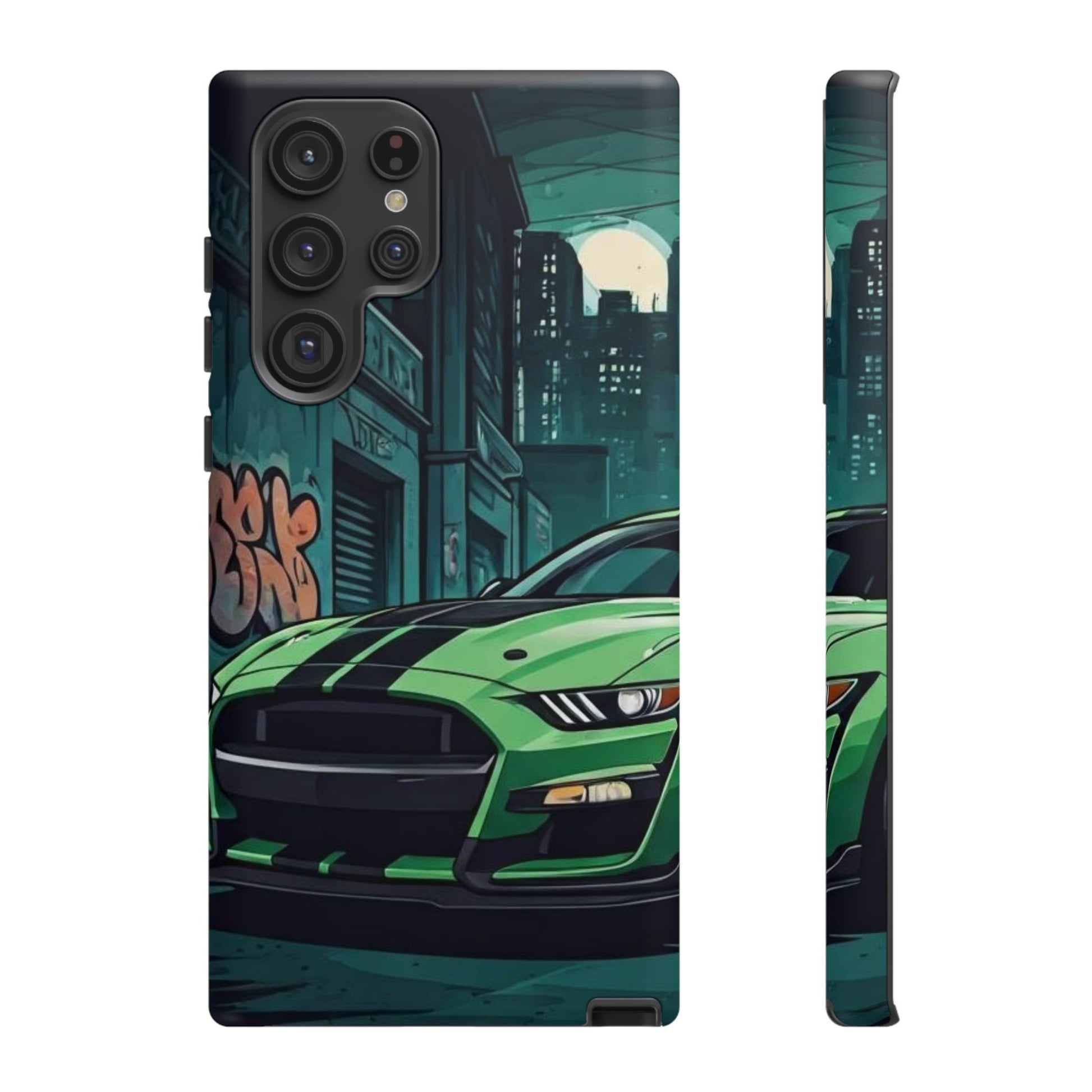 Ford Mustang Shelby GT500 Street Life-Dual Layer Ultra Tough Phone Case Printify by The Night Shift Automotive Apparel