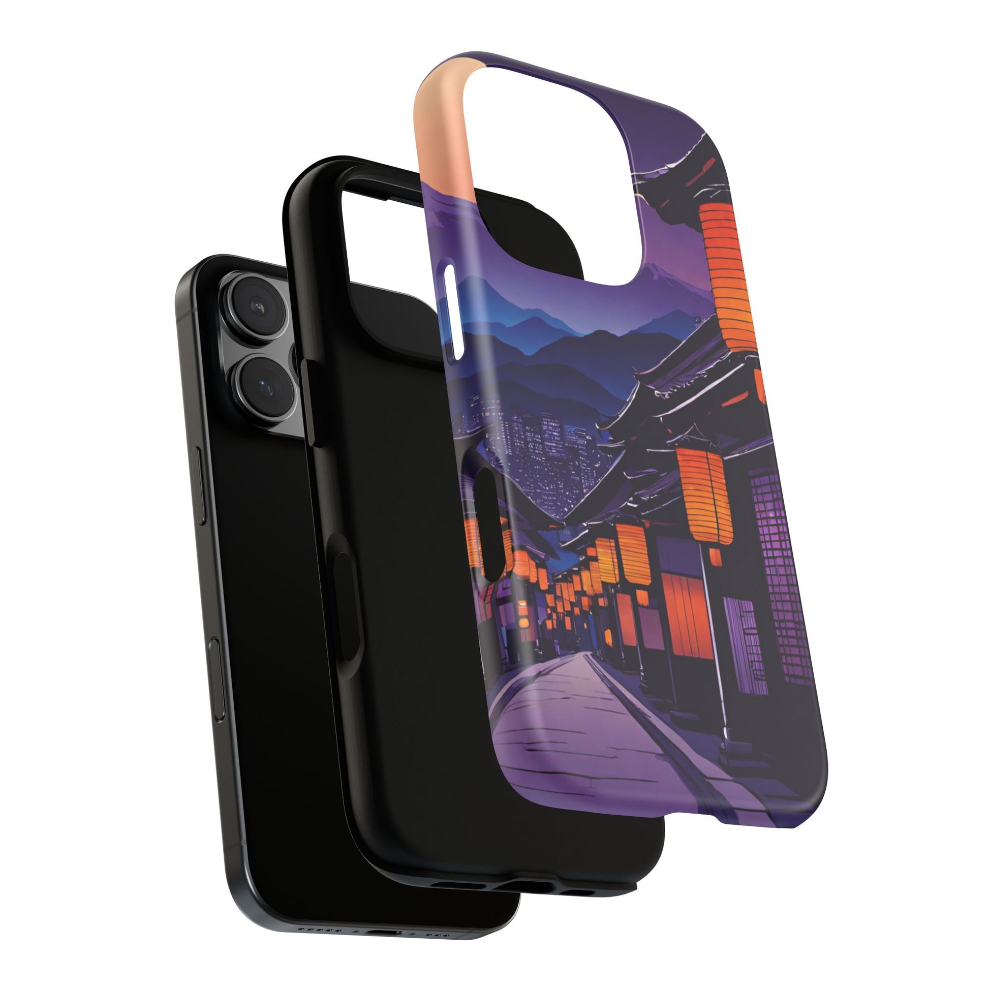 Traditional Japanese Village Countryside-Dual Layer Ultra Tough Phone Case Printify by The Night Shift Automotive Apparel