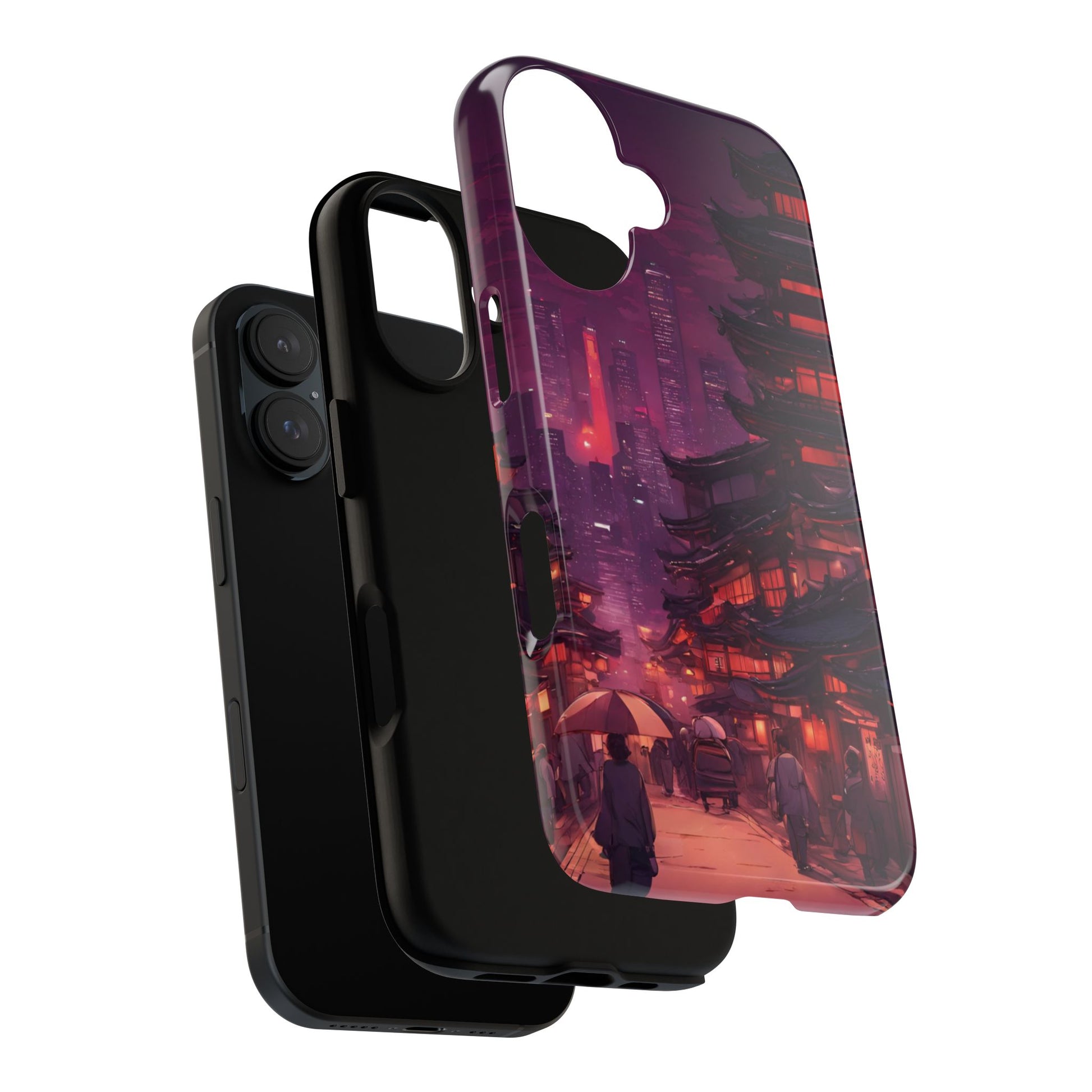 Traditional Japanese Village Countryside-Dual Layer Ultra Tough Phone Case Printify by The Night Shift Automotive Apparel