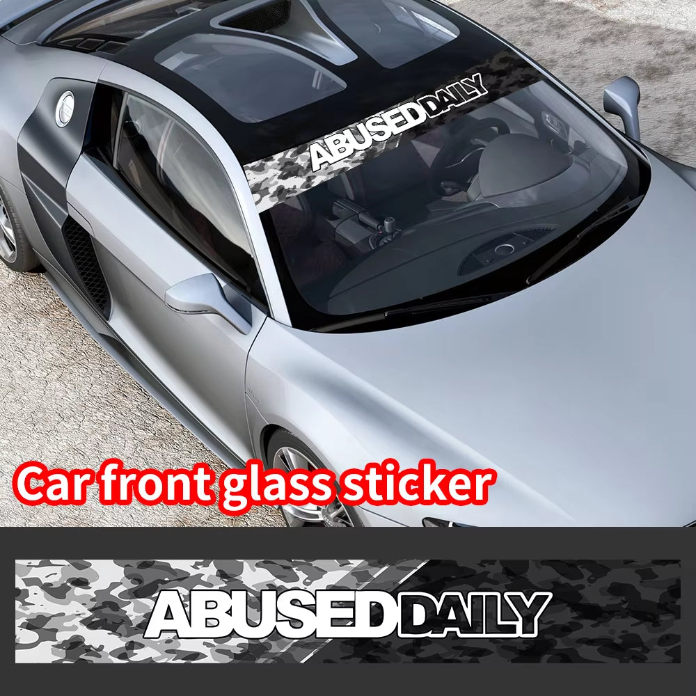 Abuse Daily Windscreen Banner Decal