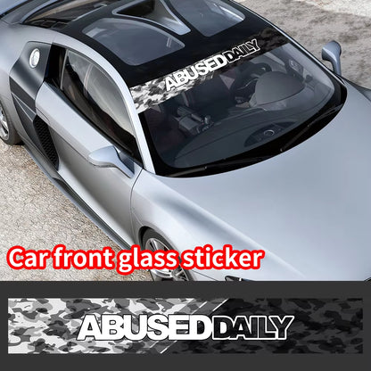 Abuse Daily Windscreen Banner Decal