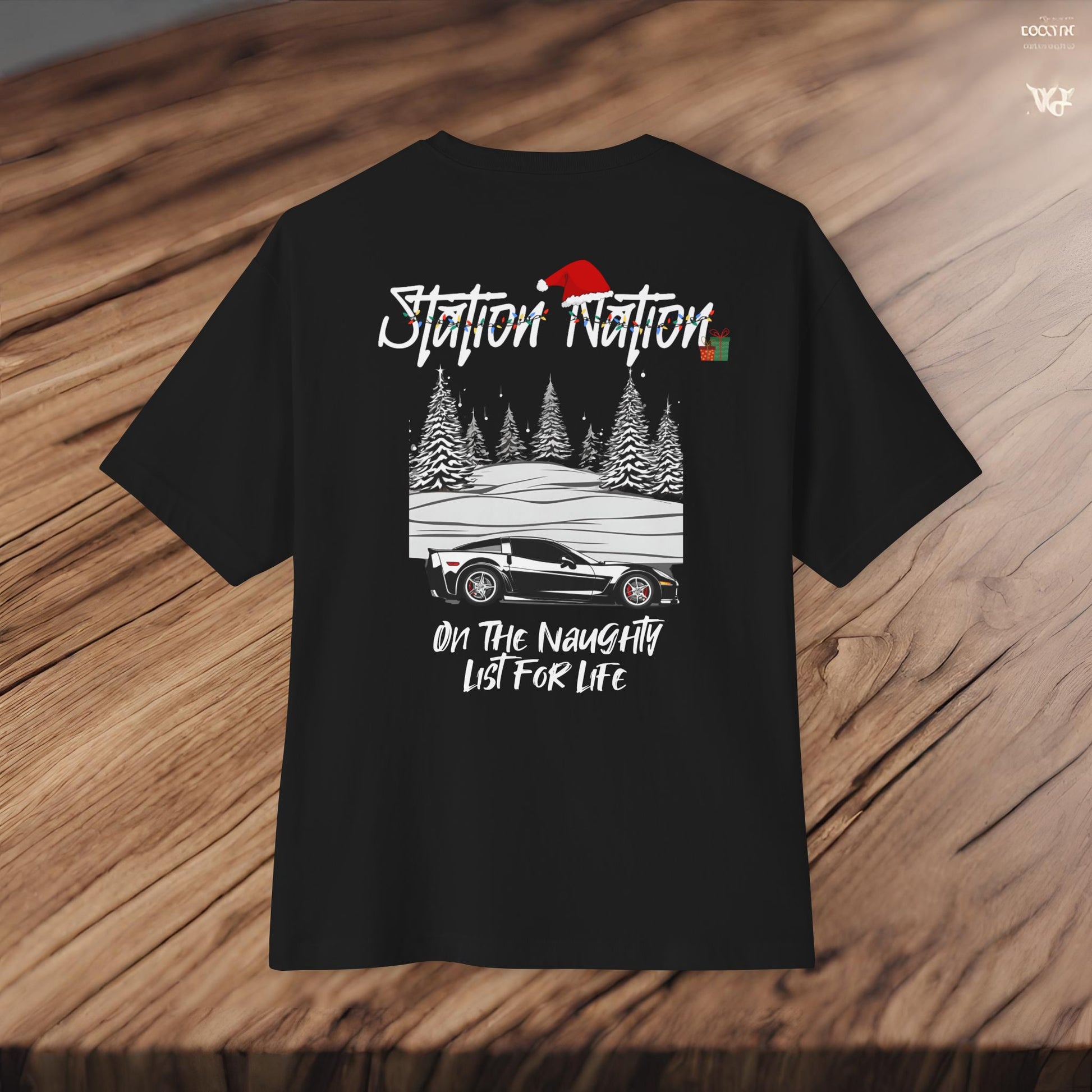 🎄 Christmas Limited Edition Station Nation-Premium, Ultra Soft Unisex Oversized Boxy Tee Printify by The Night Shift Automotive Apparel