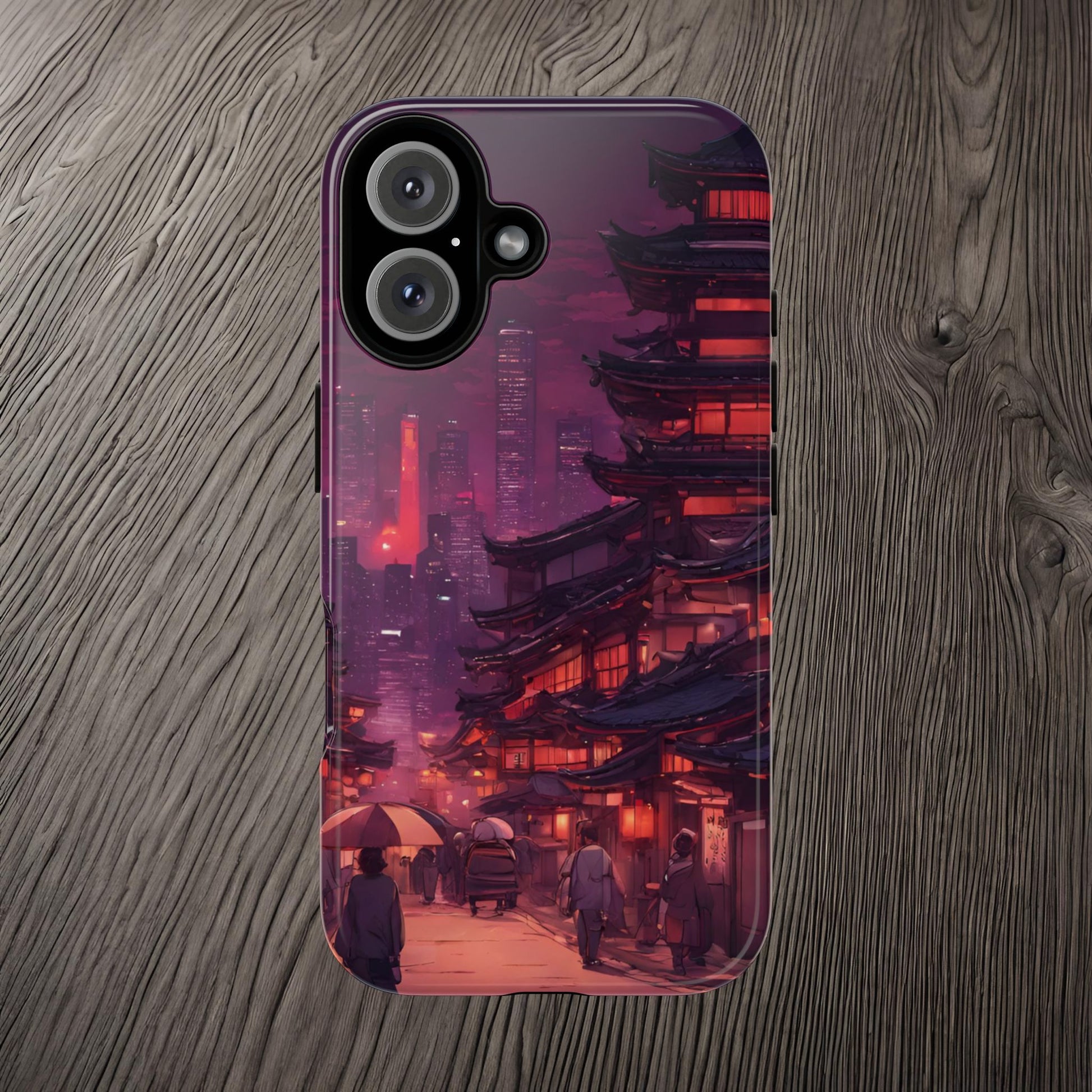 Traditional Japanese Village Countryside-Dual Layer Ultra Tough Phone Case Printify by The Night Shift Automotive Apparel