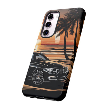 BMW Sunset On The Beach-Dual Layer Ultra Tough Phone Case Printify by The Night Shift Automotive Apparel