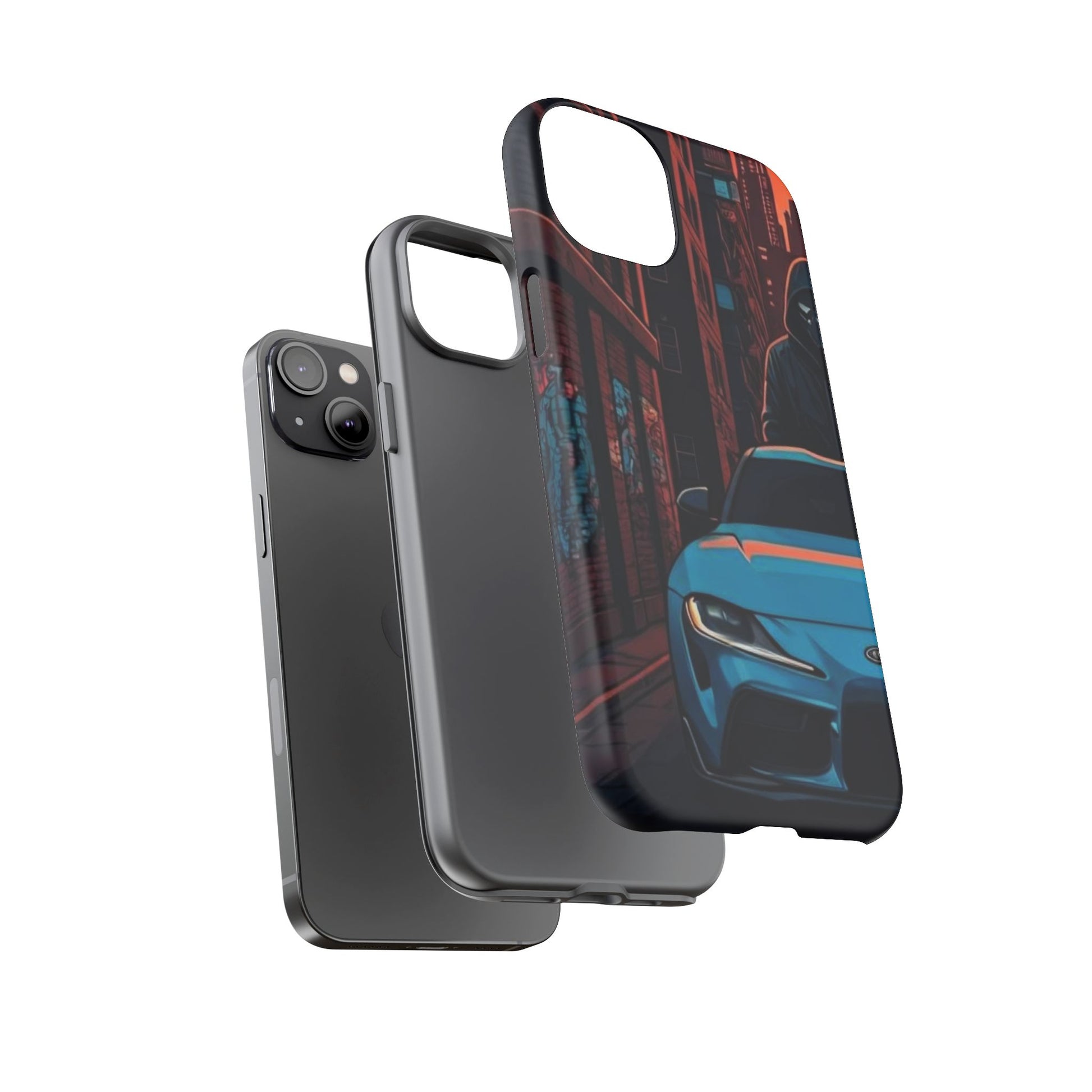 Toyota Supra MK-V Street Life-Dual Layer Ultra Tough Phone Case Printify by The Night Shift Automotive Apparel