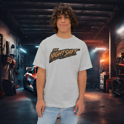 BMW M3 E90 Street Drift-Premium, Ultra Soft Unisex Oversized Boxy Tee Printify by The Night Shift Automotive Apparel