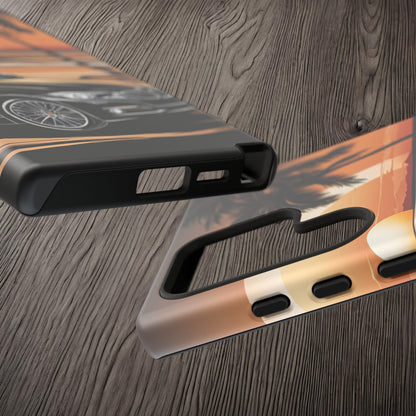 BMW Sunset On The Beach-Dual Layer Ultra Tough Phone Case Printify by The Night Shift Automotive Apparel