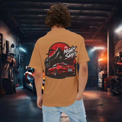 Toyota Supra MK-4 Owners Custom-Premium, Ultra Soft Unisex Oversized Boxy Tee Printify by The Night Shift Automotive Apparel