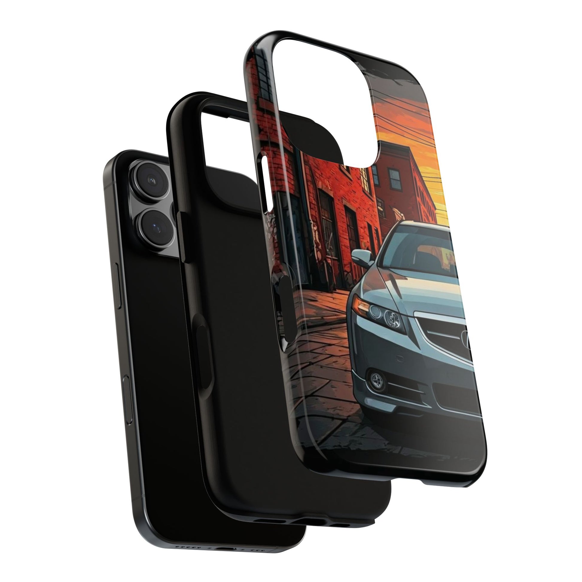 Acura TL Street Life-Dual Layer Ultra Tough Phone Case Printify by The Night Shift Automotive Apparel