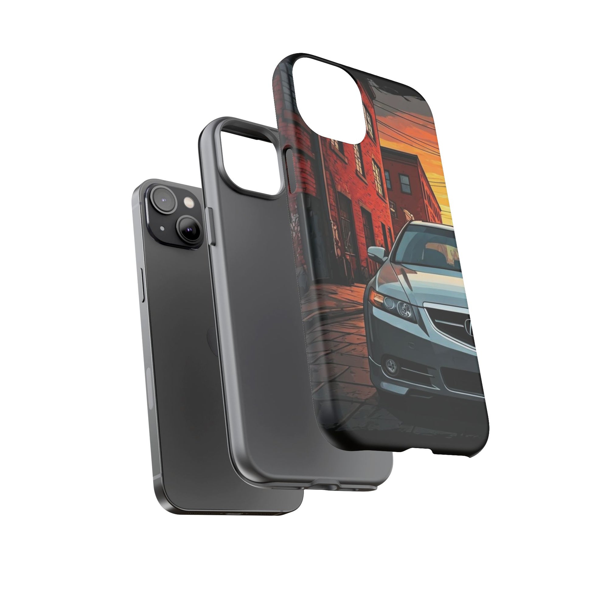 Acura TL Street Life-Dual Layer Ultra Tough Phone Case Printify by The Night Shift Automotive Apparel
