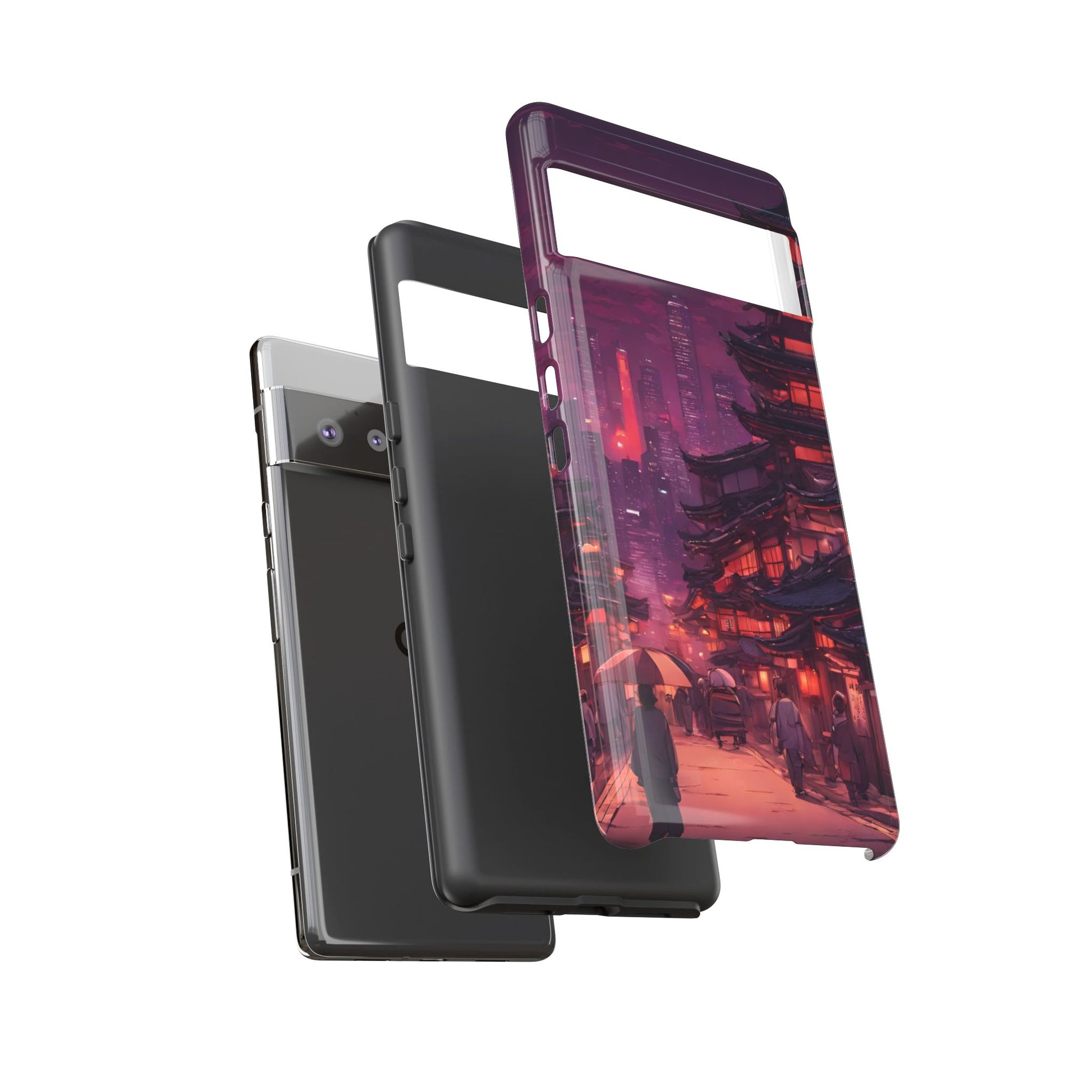 Traditional Japanese Village Countryside-Dual Layer Ultra Tough Phone Case Printify by The Night Shift Automotive Apparel
