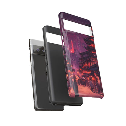 Traditional Japanese Village Countryside-Dual Layer Ultra Tough Phone Case Printify by The Night Shift Automotive Apparel
