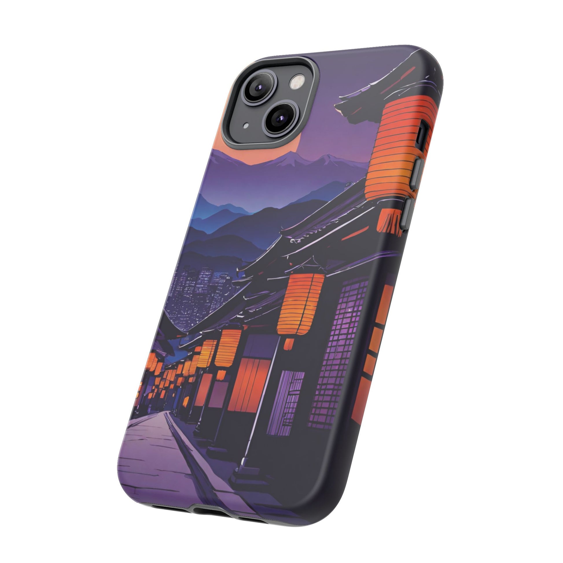 Traditional Japanese Village Countryside-Dual Layer Ultra Tough Phone Case Printify by The Night Shift Automotive Apparel