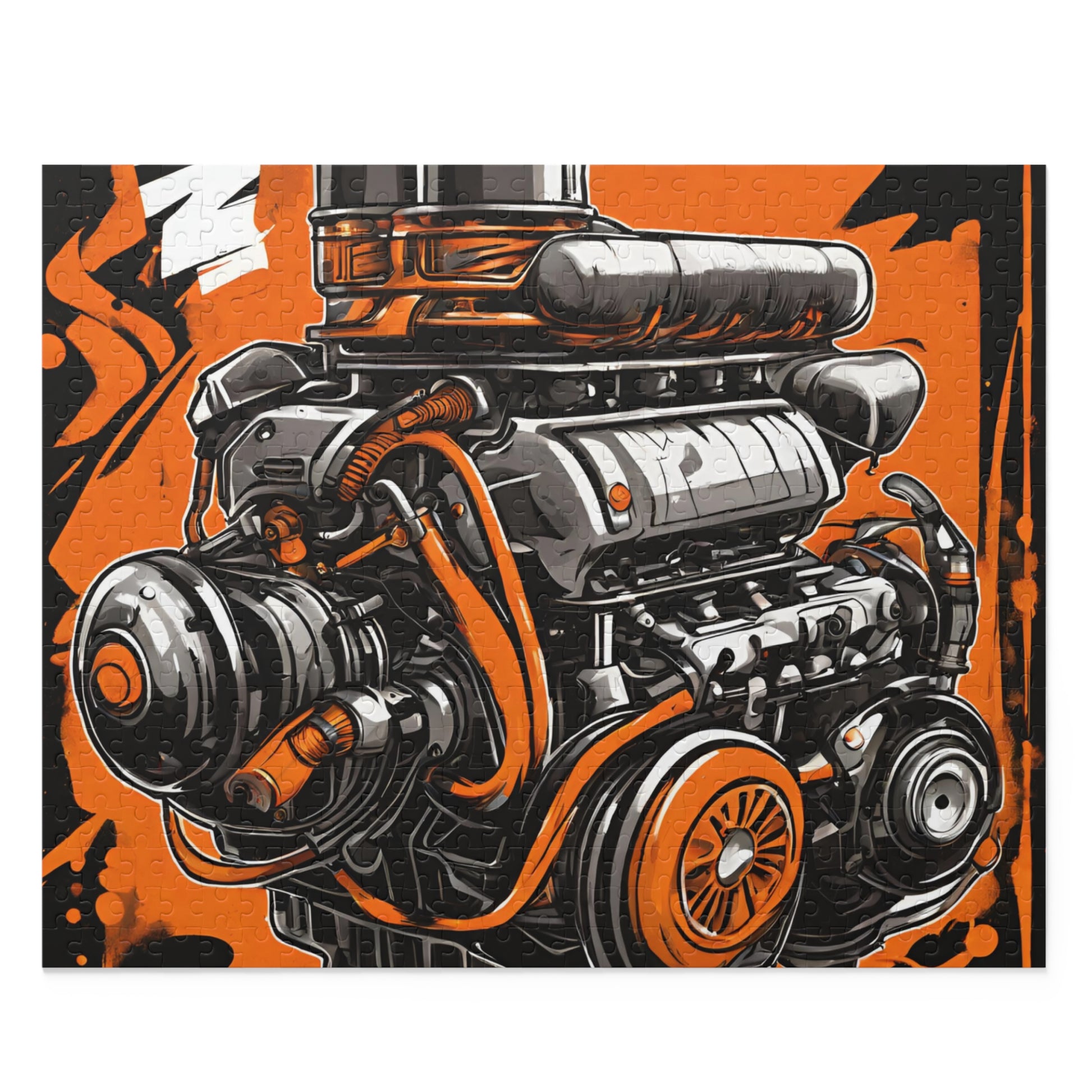 Puzzle (500-Piece) 20" × 16" (500 pcs) Printify by The Night Shift Automotive Apparel