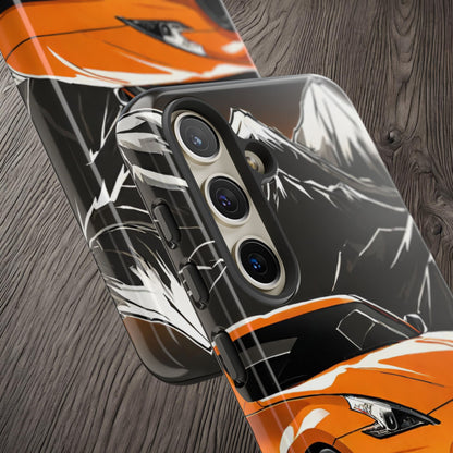 Nissan 370Z Mt Fuji-Dual Layer Ultra Tough Phone Case Printify by The Night Shift Automotive Apparel