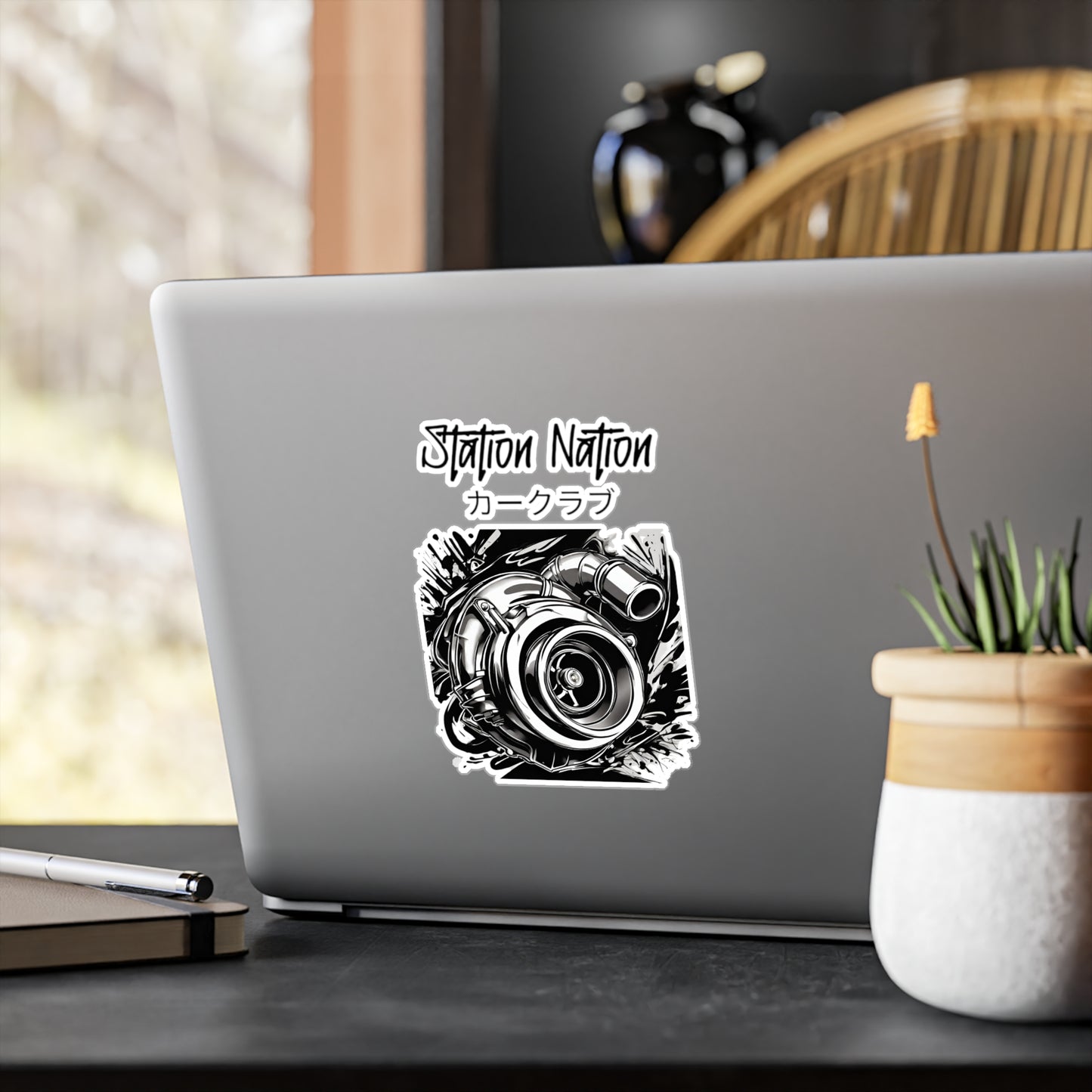 Kiss-Cut Vinyl Decals Printify by The Night Shift Automotive Apparel