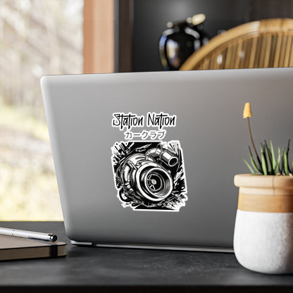 Kiss-Cut Vinyl Decals Printify by The Night Shift Automotive Apparel