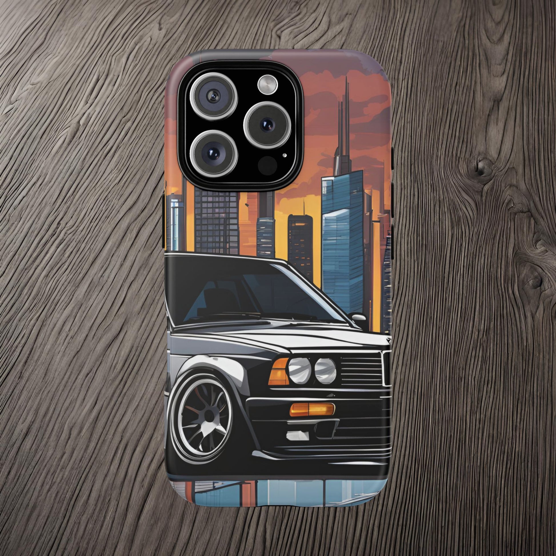 BMW E30 M3-Dual Layer Ultra Tough Phone Case Printify by The Night Shift Automotive Apparel