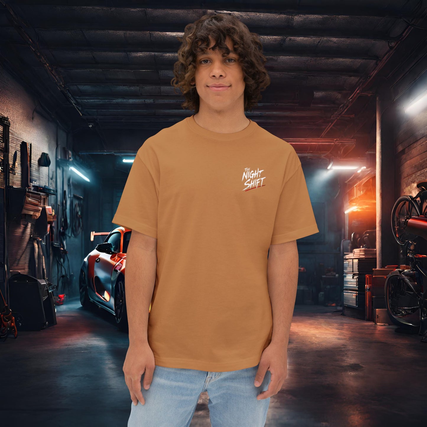 Toyota Supra MK-4 Owners Custom-Premium, Ultra Soft Unisex Oversized Boxy Tee Printify by The Night Shift Automotive Apparel
