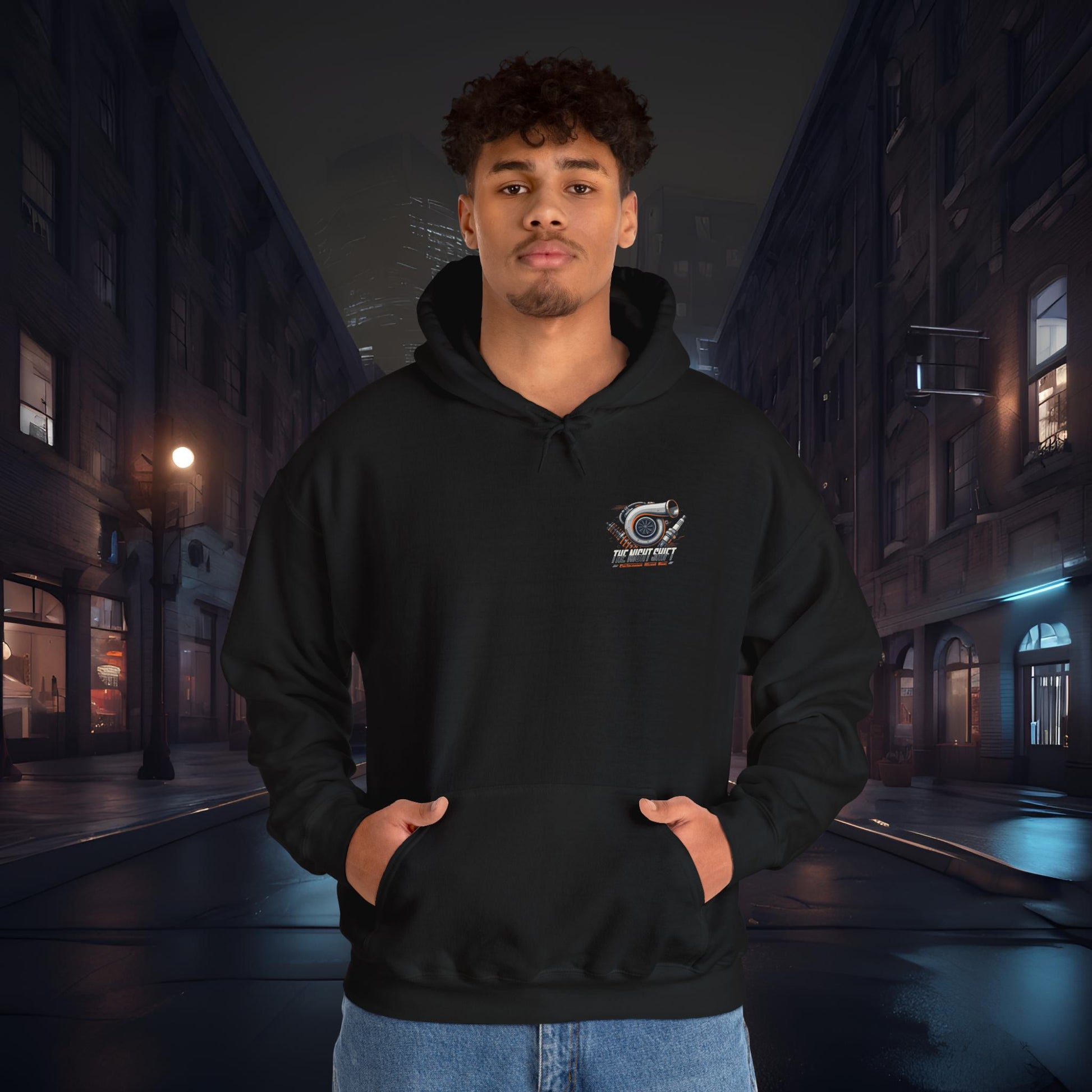 The Night Shift Essentials-Ultra Soft, Premium Hoodie Printify by The Night Shift Automotive Apparel