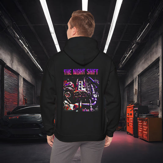 4G63 Synthwave-Premium, Ultra Soft Unisex Hoodie Black Printify by The Night Shift Automotive Apparel