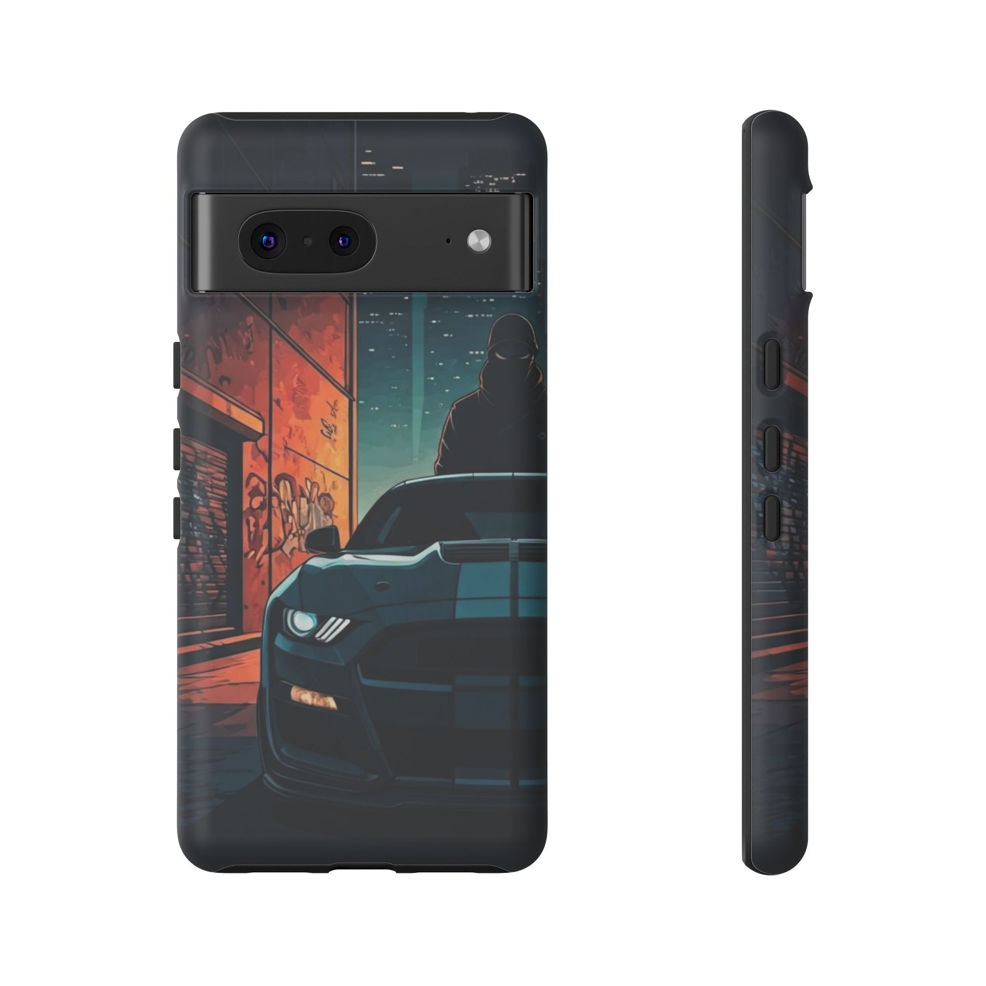 Ford Mustang Shelby GT350 Street Life-Dual Layer Ultra Tough Phone Case Printify by The Night Shift Automotive Apparel