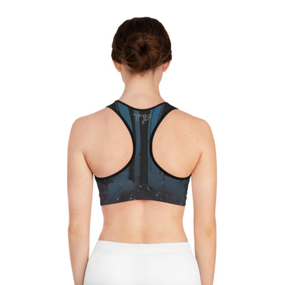 Women's Sports Bra Printify by The Night Shift Automotive Apparel