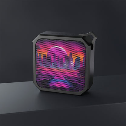Sunset Sythwave-High Quality Blackwater Outdoor Bluetooth Speaker Printify by The Night Shift Automotive Apparel