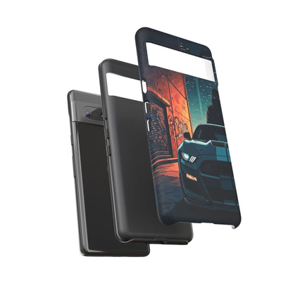 Ford Mustang Shelby GT350 Street Life-Dual Layer Ultra Tough Phone Case Printify by The Night Shift Automotive Apparel