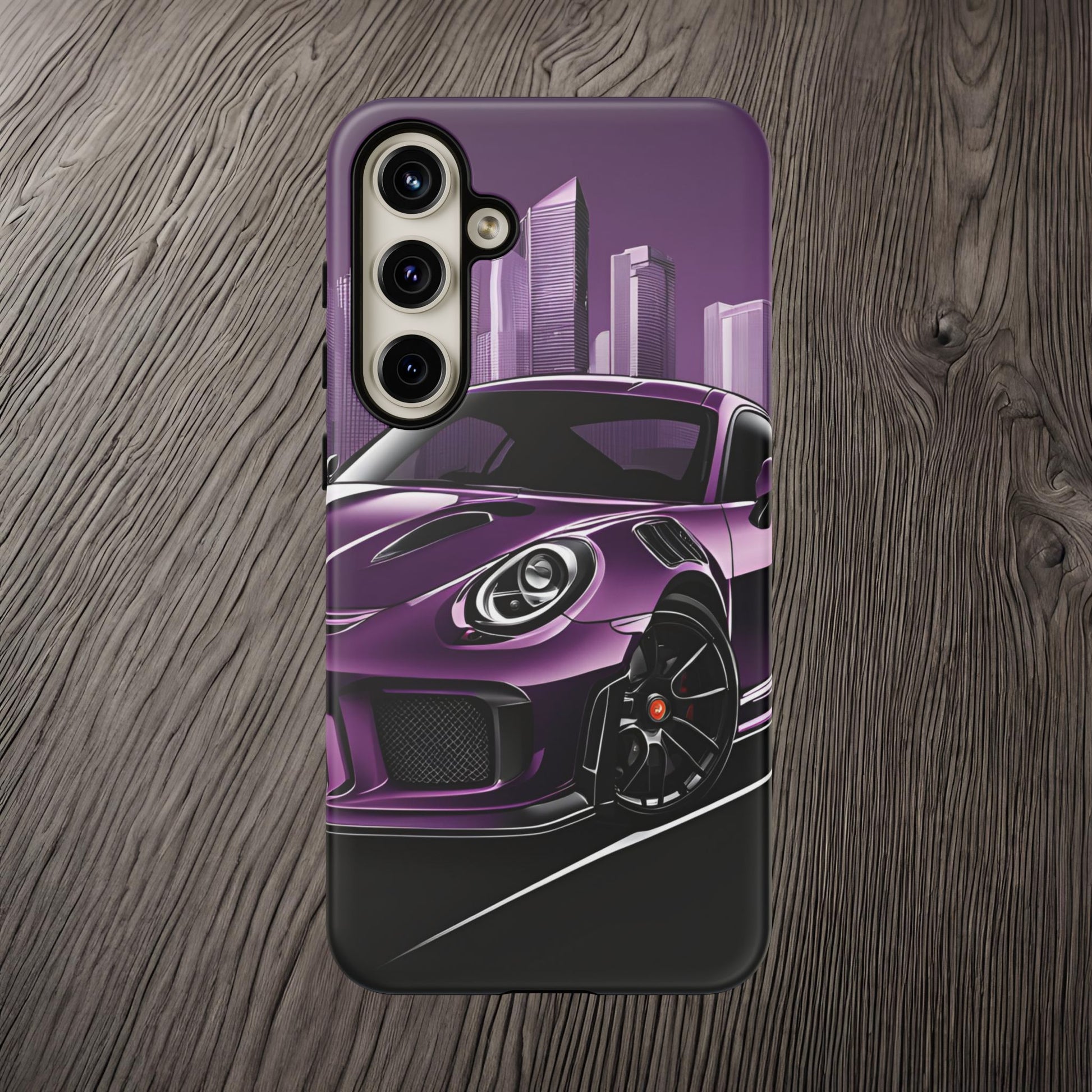 Porsche 911 GT3 RS-Dual Layer Ultra Tough Phone Case Samsung Galaxy S24 Plus Matte Printify by The Night Shift Automotive Apparel