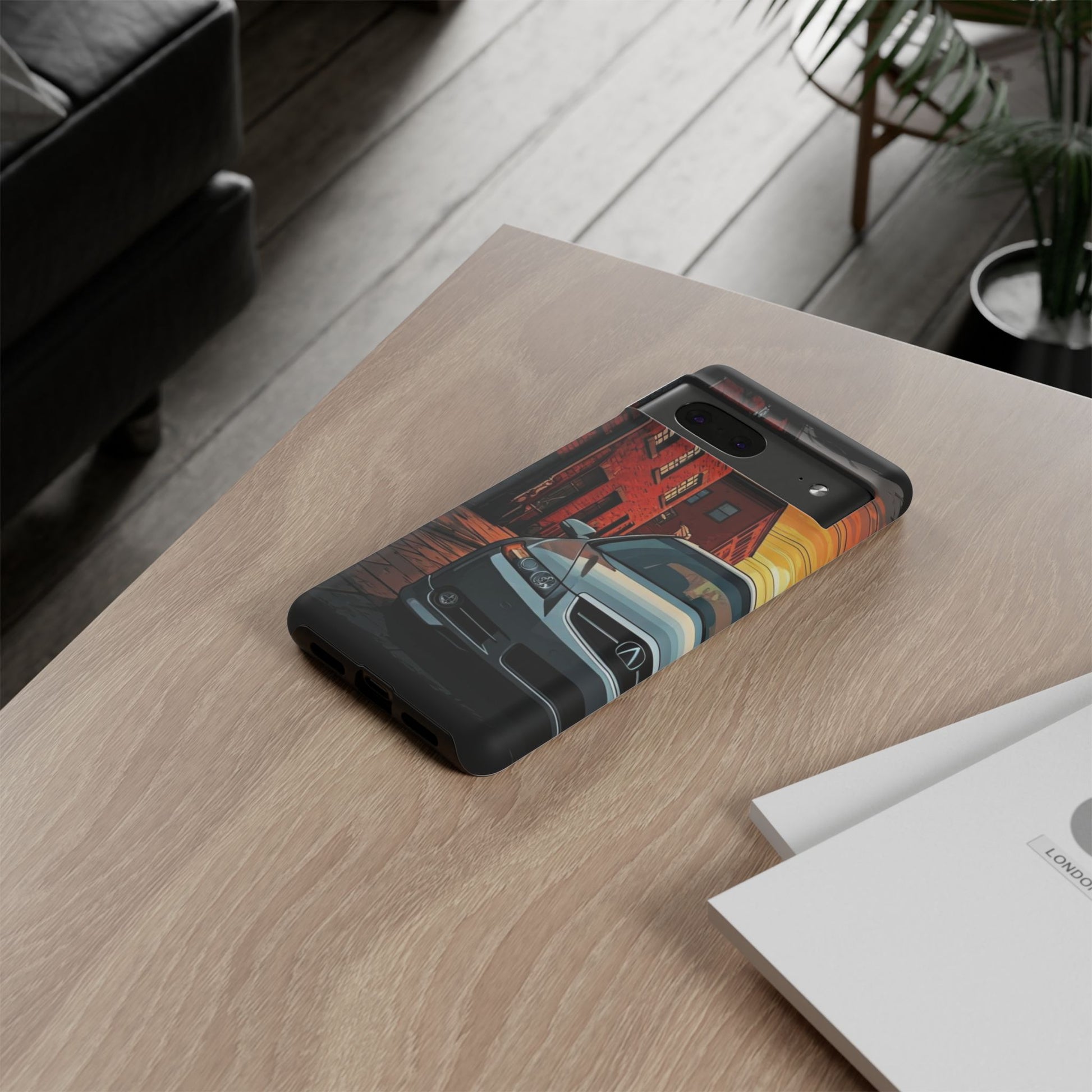 Acura TL Street Life-Dual Layer Ultra Tough Phone Case Google Pixel 7 Matte Printify by The Night Shift Automotive Apparel
