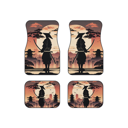 The Way Of The Samurai-Premium, High Quality Car Floor Mats (Set of 4) Printify by The Night Shift Automotive Apparel