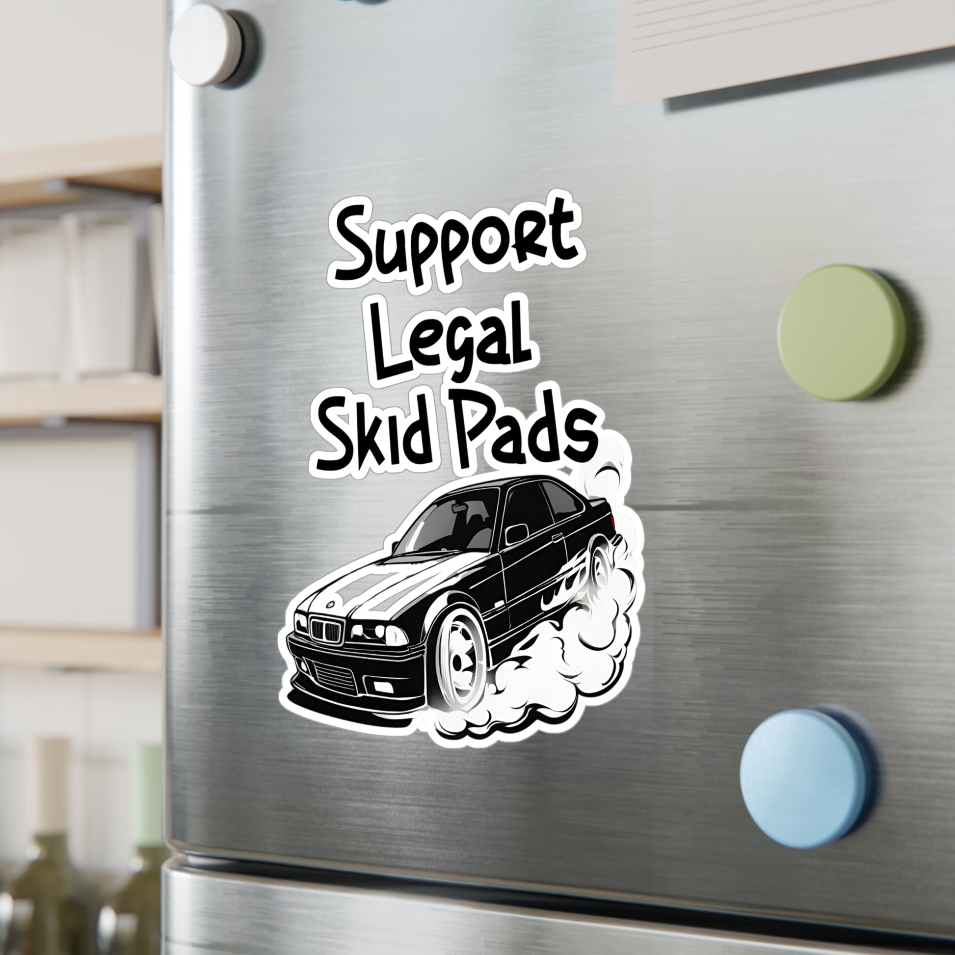 Kiss-Cut Vinyl Decals Printify by The Night Shift Automotive Apparel