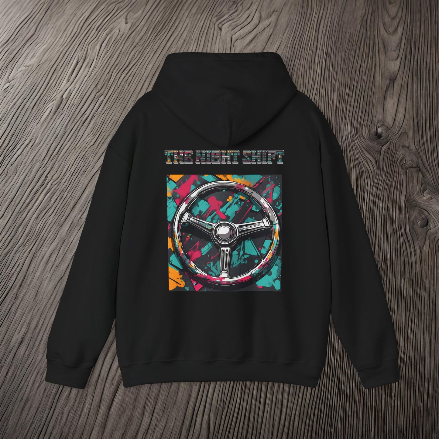 Steering Wheel-Ultra Soft, Premium Hoodie Printify by The Night Shift Automotive Apparel
