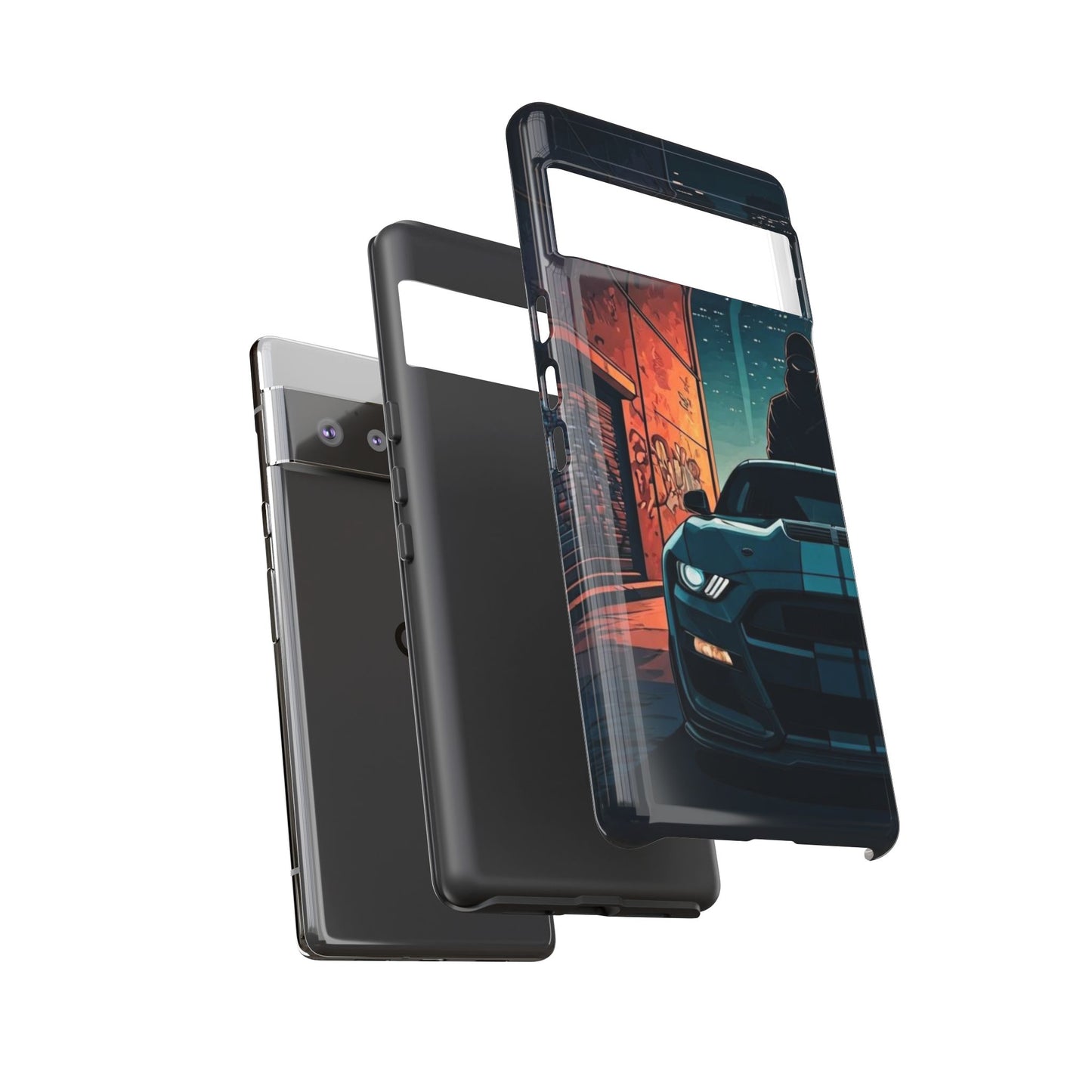 Ford Mustang Shelby GT350 Street Life-Dual Layer Ultra Tough Phone Case Printify by The Night Shift Automotive Apparel