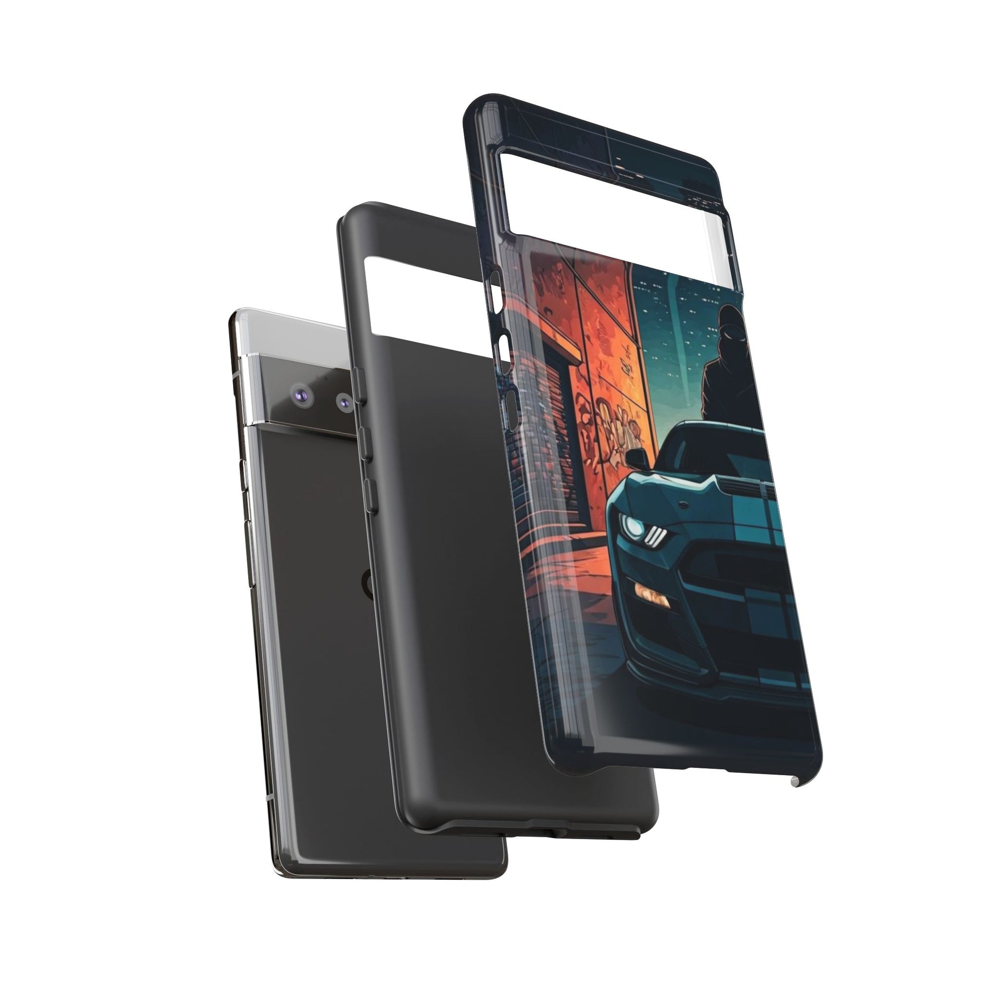 Ford Mustang Shelby GT350 Street Life-Dual Layer Ultra Tough Phone Case Printify by The Night Shift Automotive Apparel