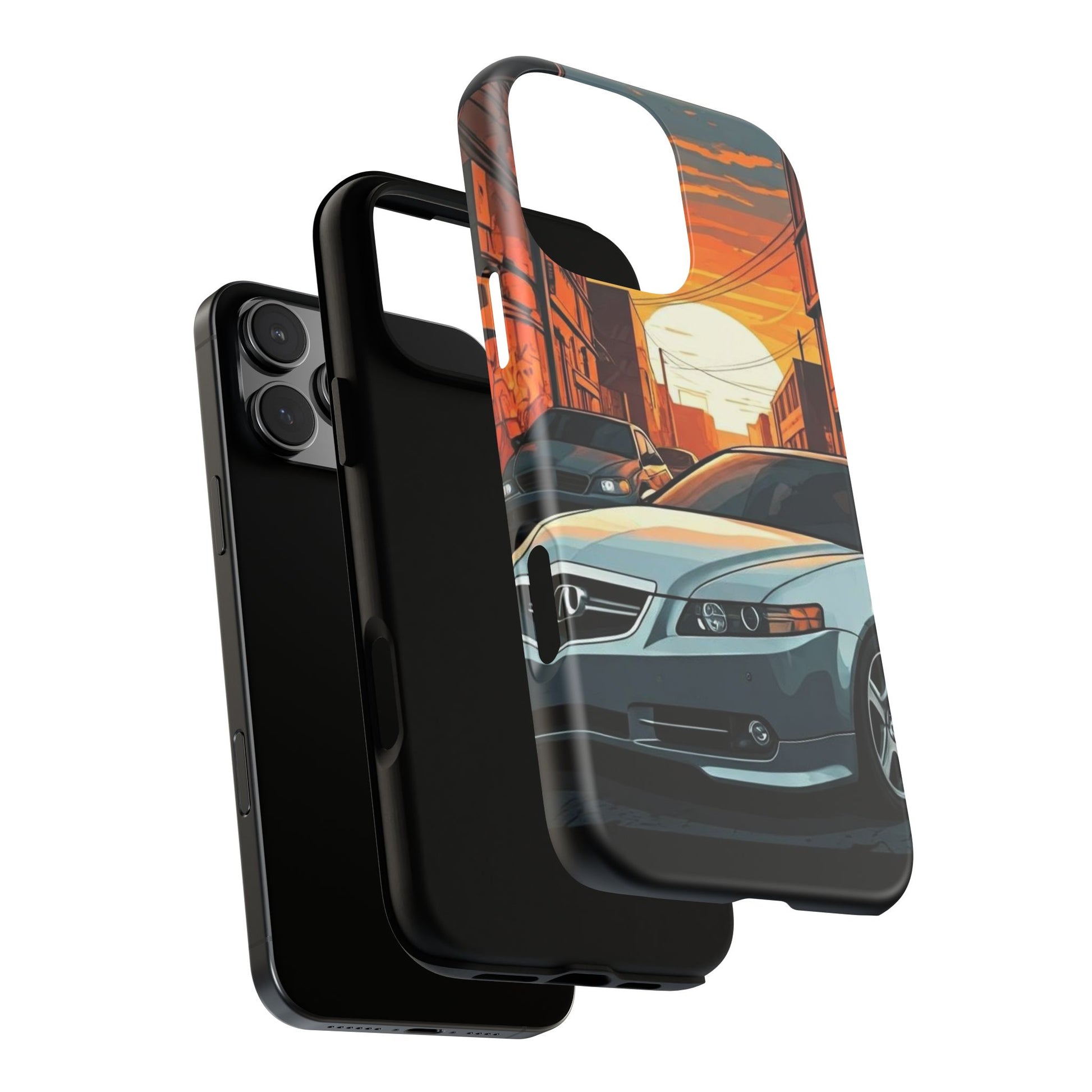 Acura TL Street Life-Dual Layer Ultra Tough Phone Case Printify by The Night Shift Automotive Apparel