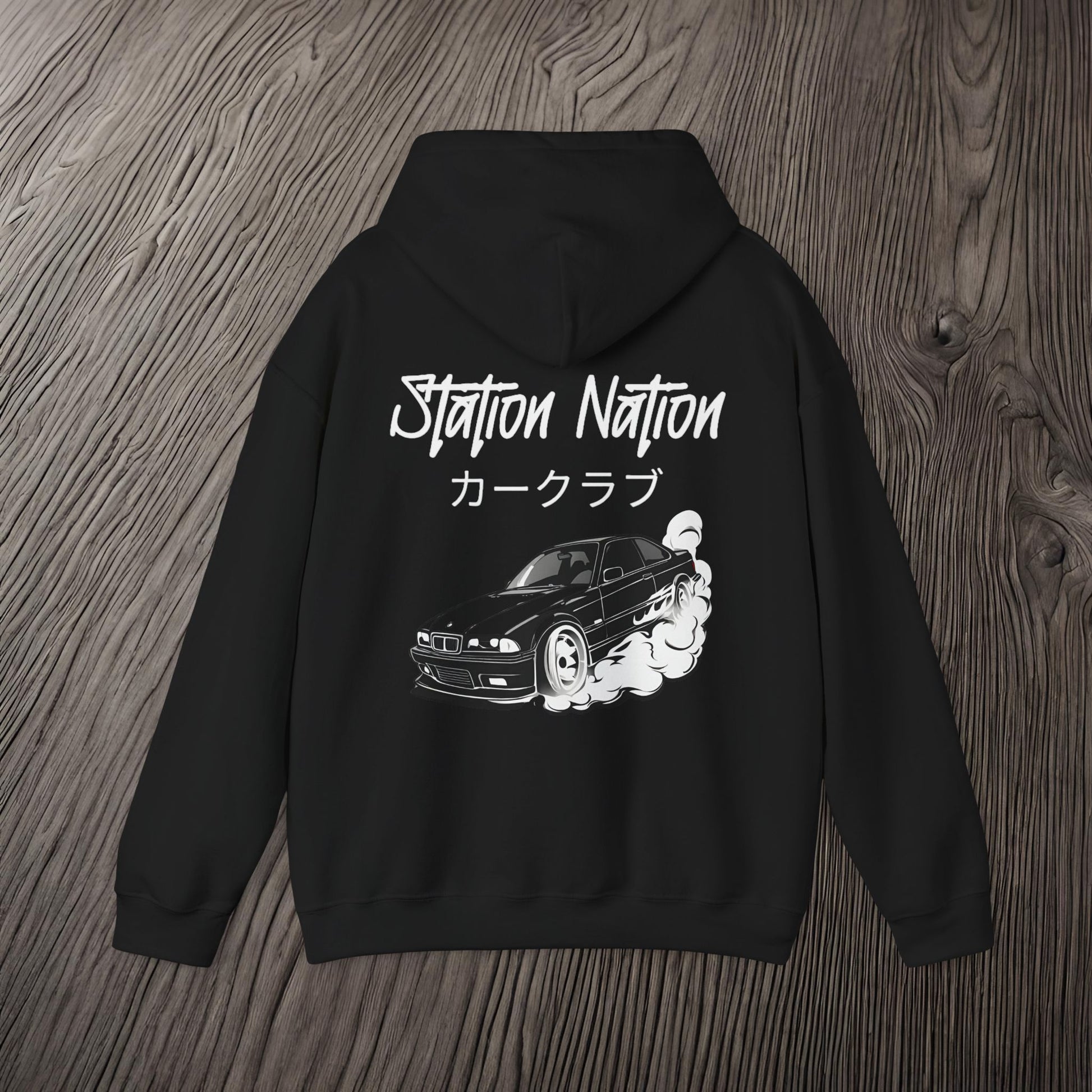 Station Nation-Ultra Soft, Premium Hoodie Printify by The Night Shift Automotive Apparel