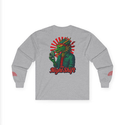 Good Vibes Dragon-Premium, Ultra Soft Unisex Long Sleeve Tee Printify by The Night Shift Automotive Apparel