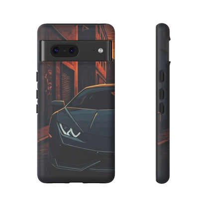 Lamborghini Huracan Street Life-Dual Layer Ultra Tough Phone Case Printify by The Night Shift Automotive Apparel