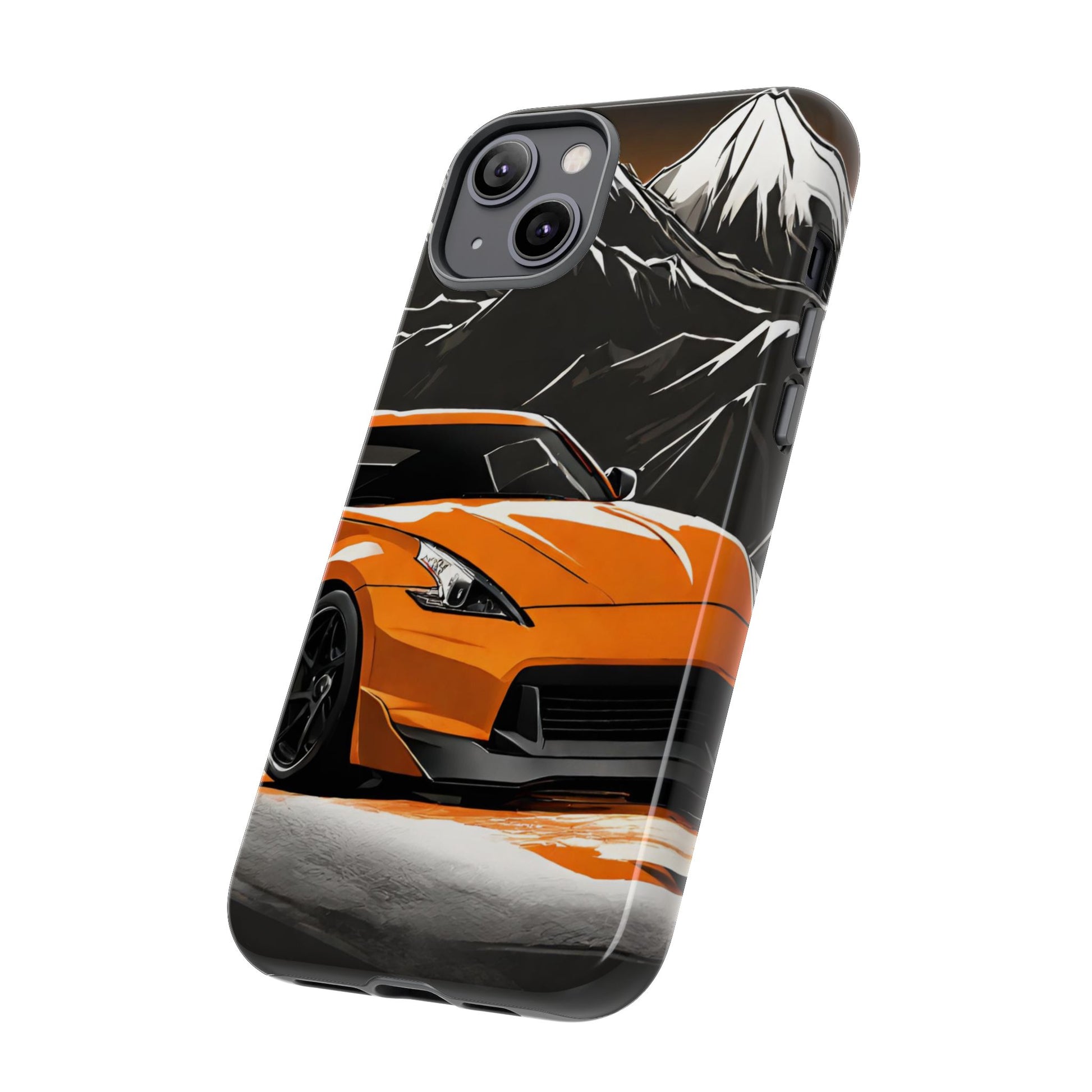 Nissan 370Z Mt Fuji-Dual Layer Ultra Tough Phone Case Printify by The Night Shift Automotive Apparel