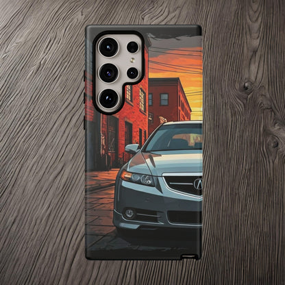 Acura TL Street Life-Dual Layer Ultra Tough Phone Case Samsung Galaxy S24 Ultra Matte Printify by The Night Shift Automotive Apparel