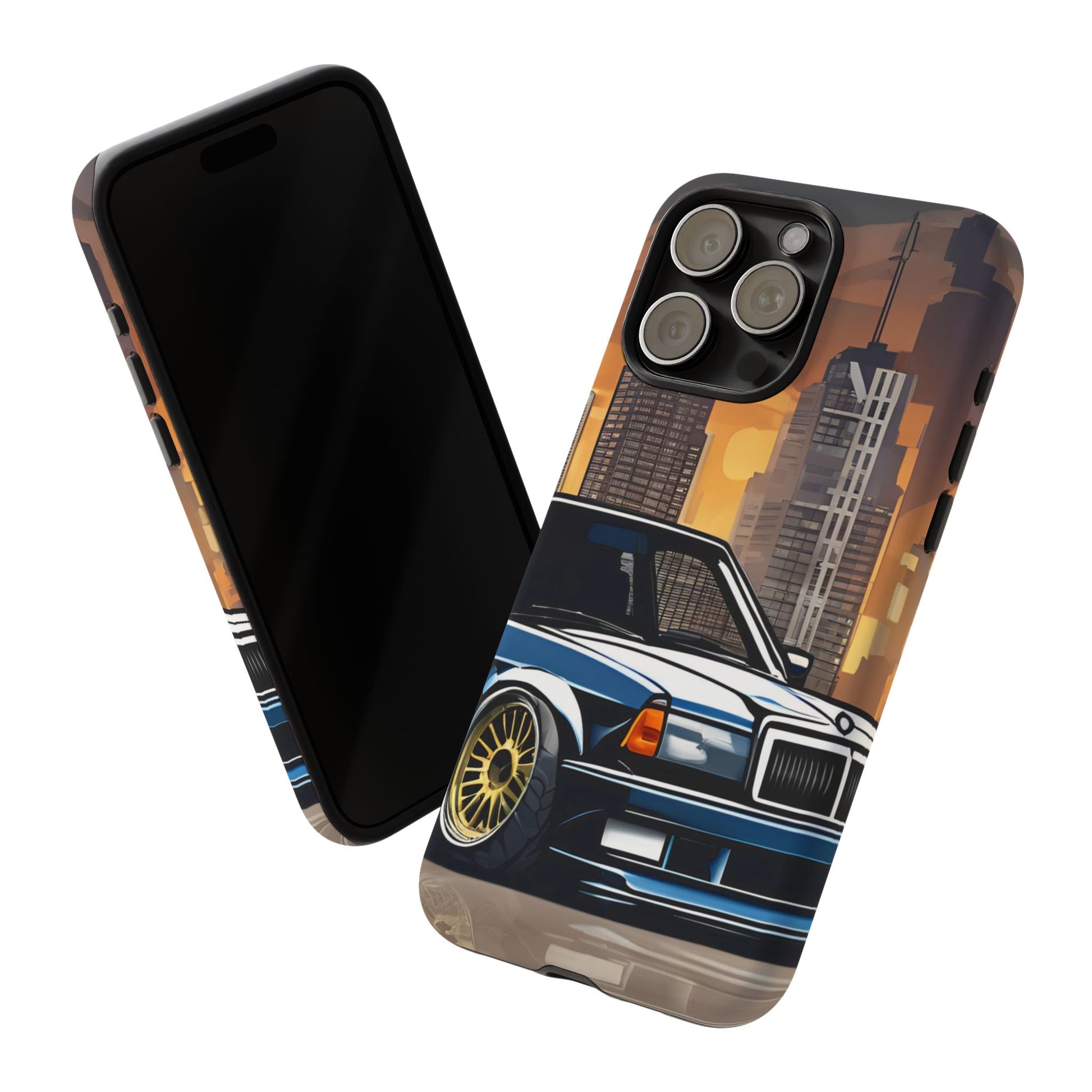 Mercedes Benz 190e Evo-Dual Layer Ultra Tough Phone Case Printify by The Night Shift Automotive Apparel